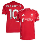 Alexis Mac Allister Liverpool 2025/26 Home Jersey - Red