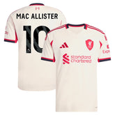 Alexis Mac Allister Liverpool adidas 2025/26 Away Player Jersey - White