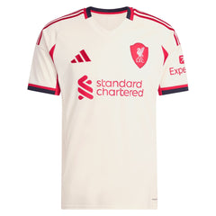 Alexis Mac Allister Liverpool adidas 2025/26 Away Player Jersey - White