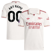 Arsenal adidas 2025/26 Third Custom Jersey - White