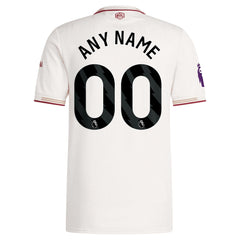 Arsenal adidas 2025/26 Third Custom Jersey - White