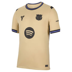 Barcelona 2025/26 Away Stadium Custom Jersey - Gold