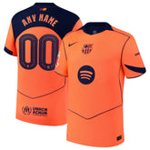 Barcelona Nike 2025/26 Third Custom Jersey - Orange