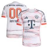 Bayern Munich adidas 2025/26 Away Custom Jersey - White