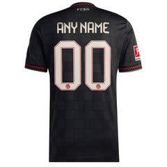Bayern Munich adidas 2025/26 Third Custom Jersey - Black