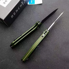 Benchmade 9400bk Art Knife Green