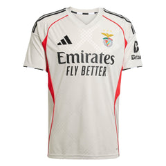 Benfica adidas 2025/26 Away Custom Jersey - Gray