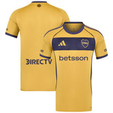 Boca Juniors adidas 2025/26 Away Custom Jersey - Yellow