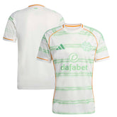Celtic adidas 2025/26 Third Custom Jersey - White