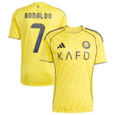 Cristiano Ronaldo 7# Al-Nassr FC adidas 2025/26 Home Player Jersey – Yellow