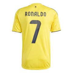 Cristiano Ronaldo 7# Al-Nassr FC adidas 2025/26 Home Player Jersey – Yellow