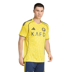 Cristiano Ronaldo 7# Al-Nassr FC adidas 2025/26 Home Player Jersey – Yellow