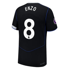 Enzo Fernández Chelsea Nike 2025/26 Third Player Jersey - Black