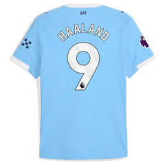 Erling Haaland Manchester City Puma 2025/26 Home Player Jersey - Sky Blue