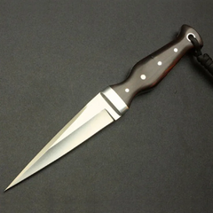 Fixed blade knife aus10a 60hrc satin blade For Hunting