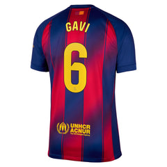 Gavi 6 Barcelona Nike 2025/26 Home Jersey - Navy
