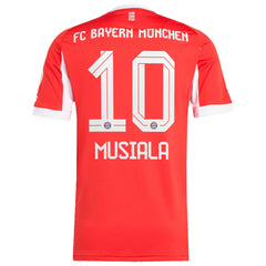 Jamal Musiala Bayern Munich adidas Home 2025/26 Player Jersey - Red