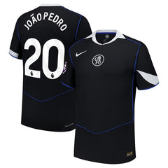 João Pedro Chelsea Nike 2025/26 Third Player Jersey - Black