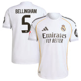 Jude Bellingham Real Madrid adidas 2025/26 Home Authentic Jersey - White