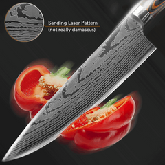 Kitchen Knives Set Chef Japanese 7CR17 440C High Carbon Stainless Steel