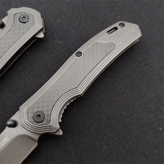 Kershaw 8310 Camping Hunting Pocket Knife Gray