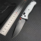 knivescollection™ bm535bk-4 bugout folding utility knife – m390 blade, aluminum handle