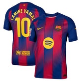 Lamine Yamal 10 Barcelona 2025/26 Home Player Jersey - Blue