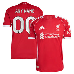 Liverpool 2025/26 Home Custom Jersey - Red