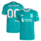 Liverpool adidas 2025/26 Third Customized Jersey - Green