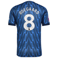 Martin Ødegaard Arsenal adidas 2025/26 Away Player Jersey - Blue