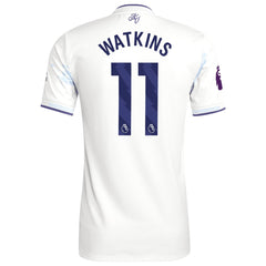 Ollie Watkins Aston Villa adidas 2025/26 Third Player Jersey - White