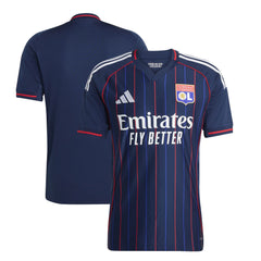 Olympique Lyonnais adidas 2025/26 Away Custom Jersey - Blue