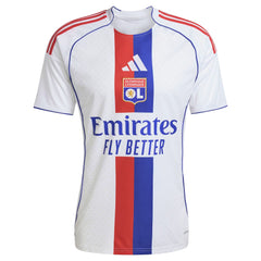 Olympique Lyonnais adidas 2025/26 Home Custom Jersey - White