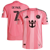 Rodrigo De Paul Inter Miami CF adidas 2025 Euforia Player Jersey - Light Pink