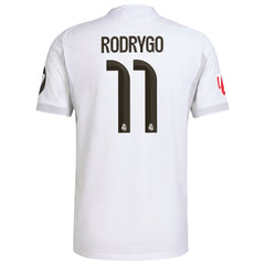 Rodrygo Real Madrid adidas 2025/26 Home jersey - White