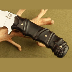 Fox Straight Knife 7Cr17Mov 58HRC Fixed Blade For Hunting
