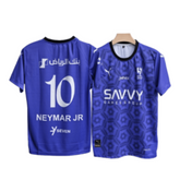 Al Hilal Neymar 2024-25 home Puma jersey showing front and back with number 10 and Neymar Jr name
