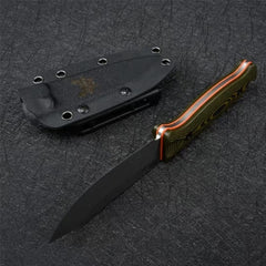 knivescollection™ bm15002-1 fixed-blade utility knife – s90v steel, g10 handle