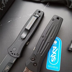 knivescollection™ bm3551 compact folding utility knife – 154cm blade, aluminum handle