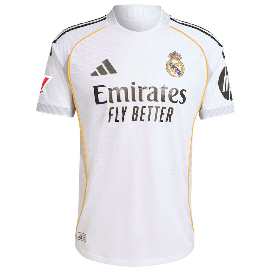 Kylian Mbappé Real Madrid adidas 2025/26 Home Jersey - White