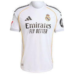 Kylian Mbappé Real Madrid adidas 2025/26 Home Jersey - White