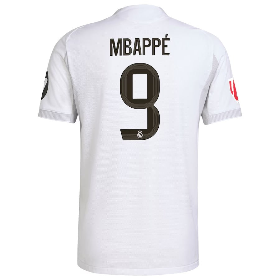 Kylian Mbappé Real Madrid adidas 2025/26 Home Jersey - White