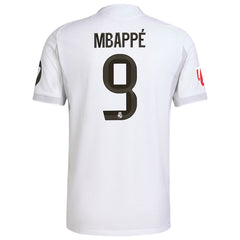Kylian Mbappé Real Madrid adidas 2025/26 Home Jersey - White