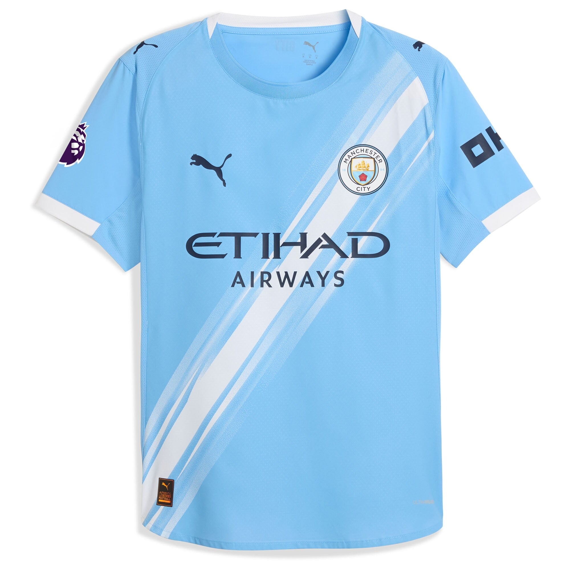 Erling Haaland Manchester City Puma 2025/26 Home Player Jersey - Sky Blue