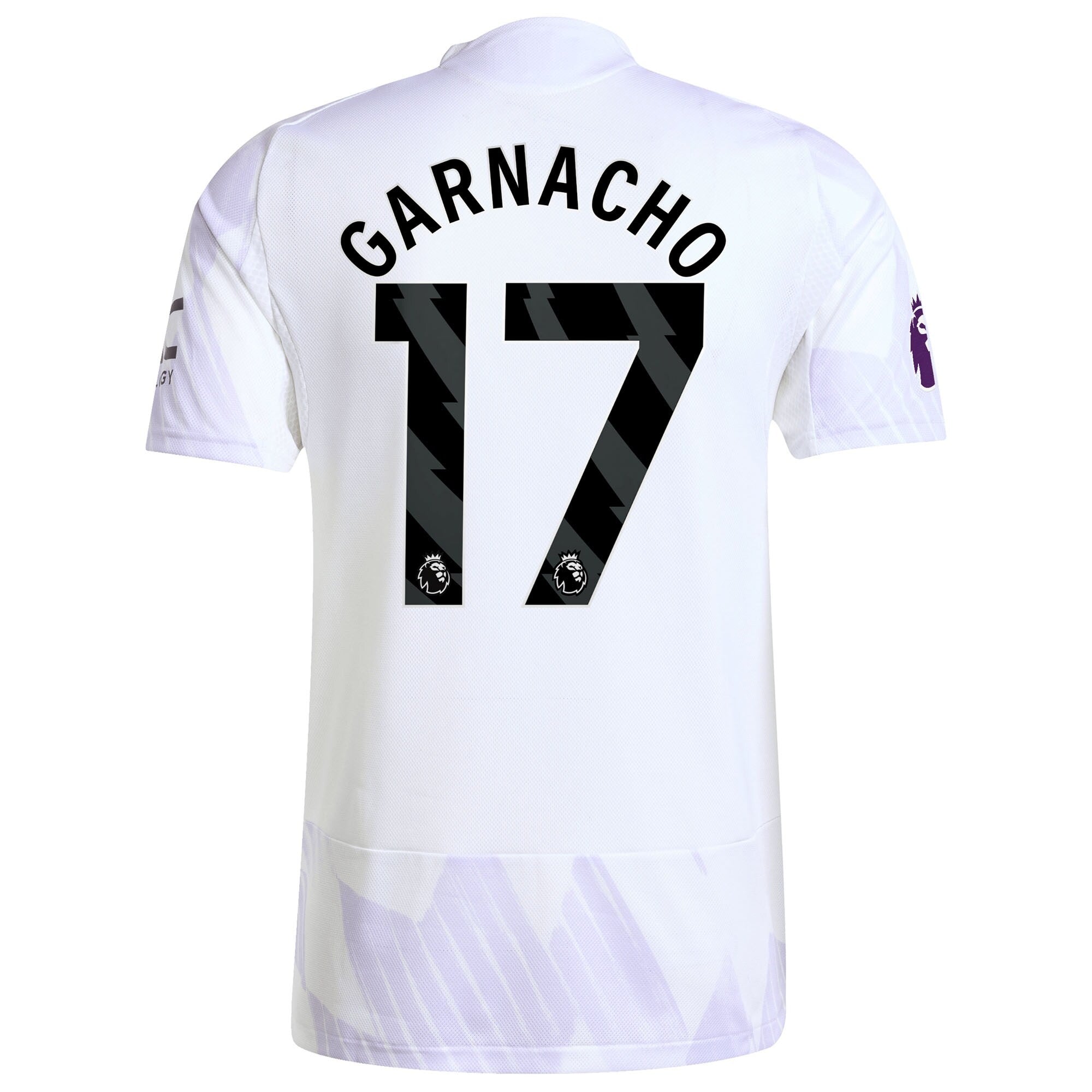 Alejandro Garnacho Manchester United adidas 2025/26 Away Player Jersey - White