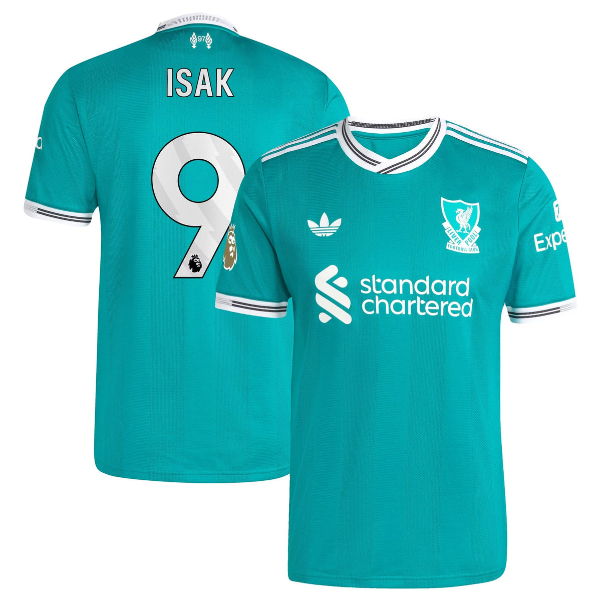 Alexander Isak Liverpool adidas 2025/26 Third Player Jersey - Green