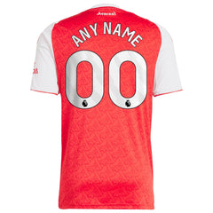 Arsenal adidas 2025/26 Home Custom Jersey - Red