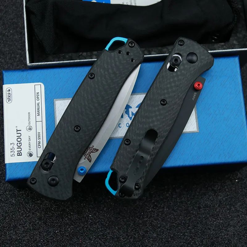 BENCHMADE BM 5353 Bugout Hunting Pocket Knife Black