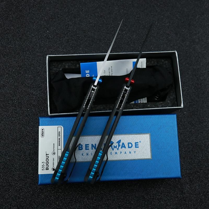 BENCHMADE BM 5353 Bugout Hunting Pocket Knife Black