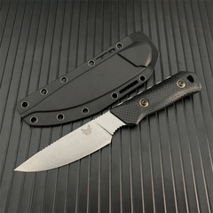 Benchmade 15600-01/15600OR Raghorn Steel Satin Knife camping hunt